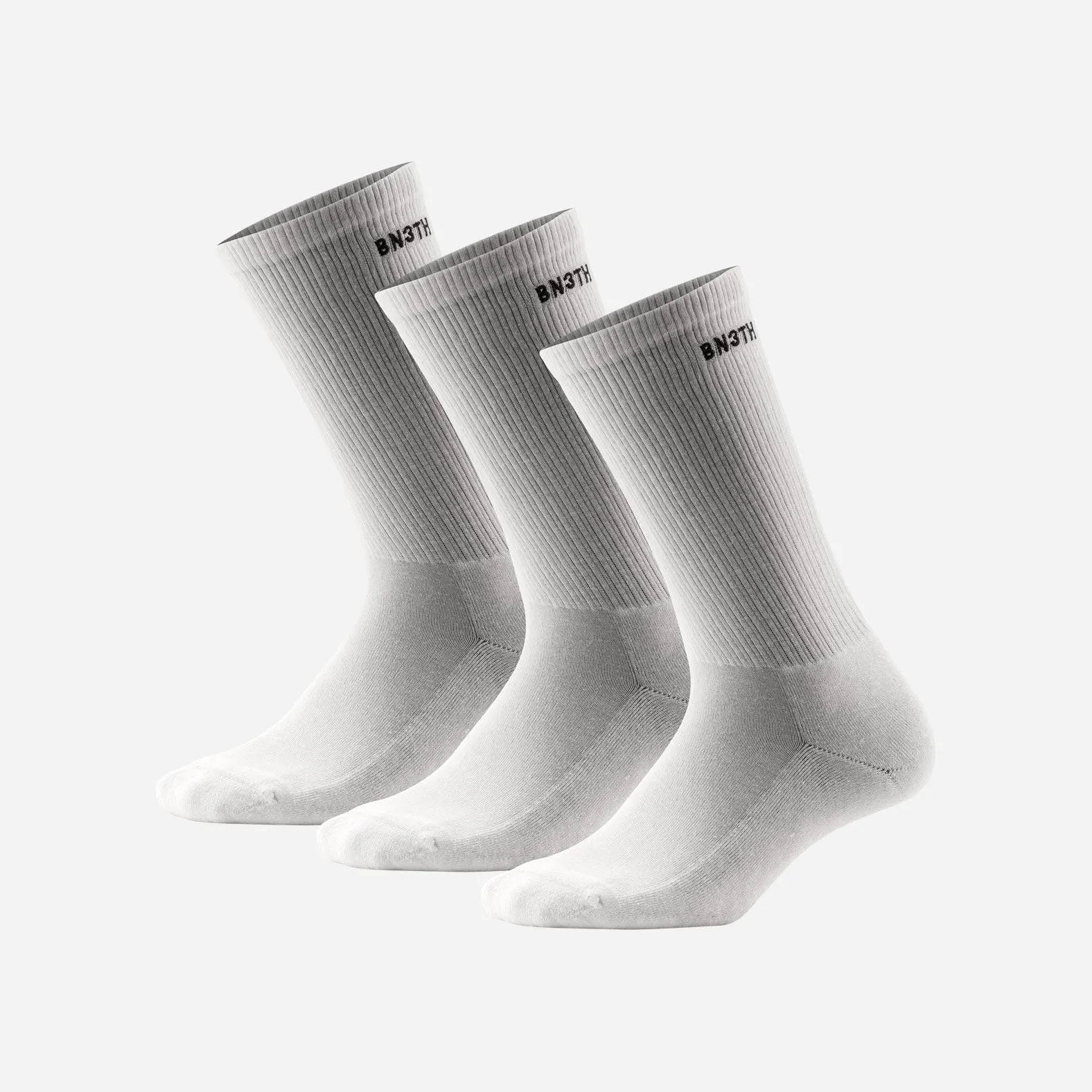 Classic Crew Sock: White 3 Pack sold by BN3TH