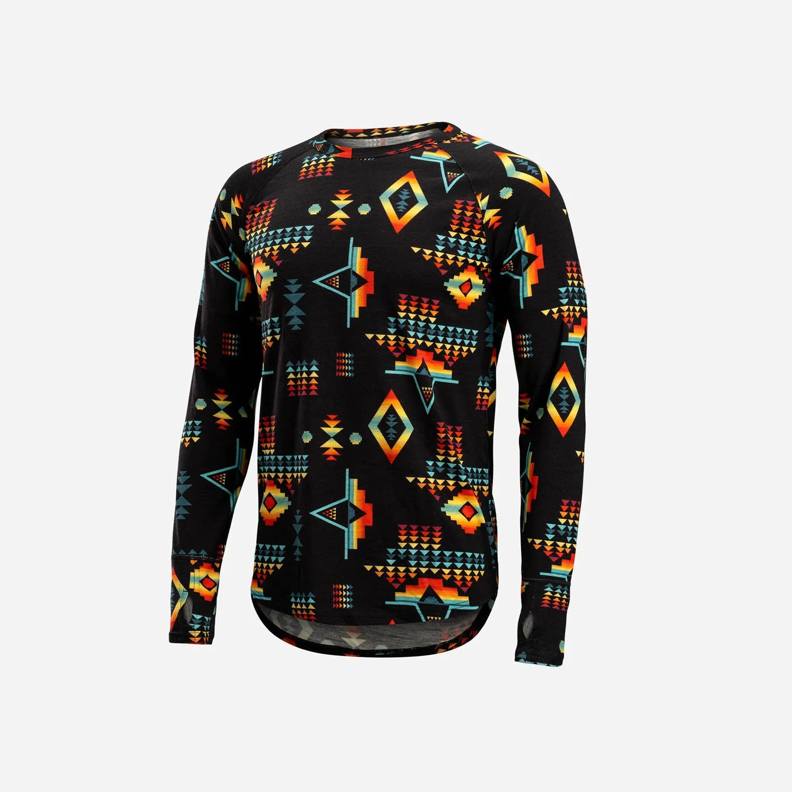 Merino Crew Neck: Southwest Black sold by BN3TH