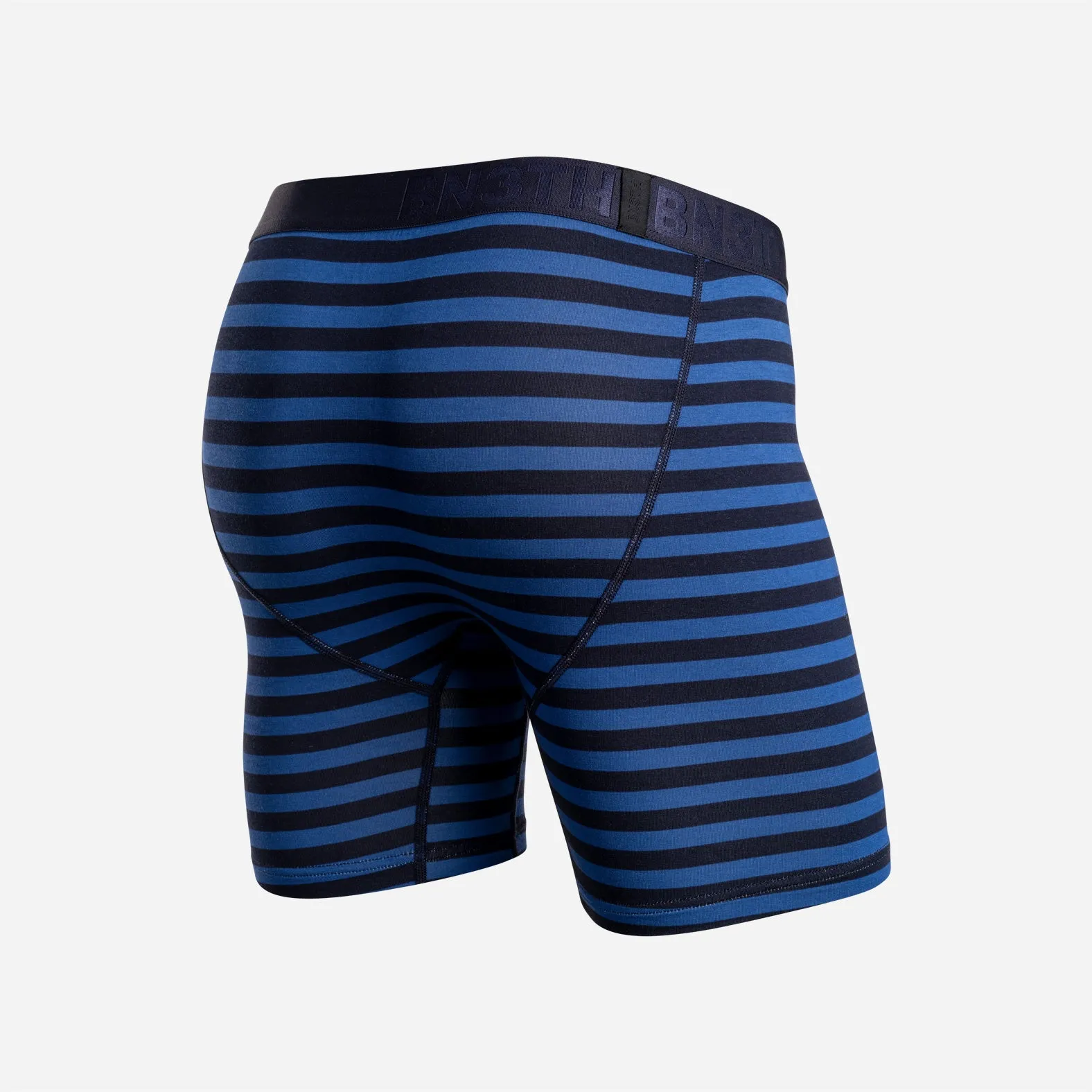 CLASSIC BOXER BRIEF WITH FLY: TRADITIONAL STRIPE QUARTZ sold by BN3TH product image thumbnail 3