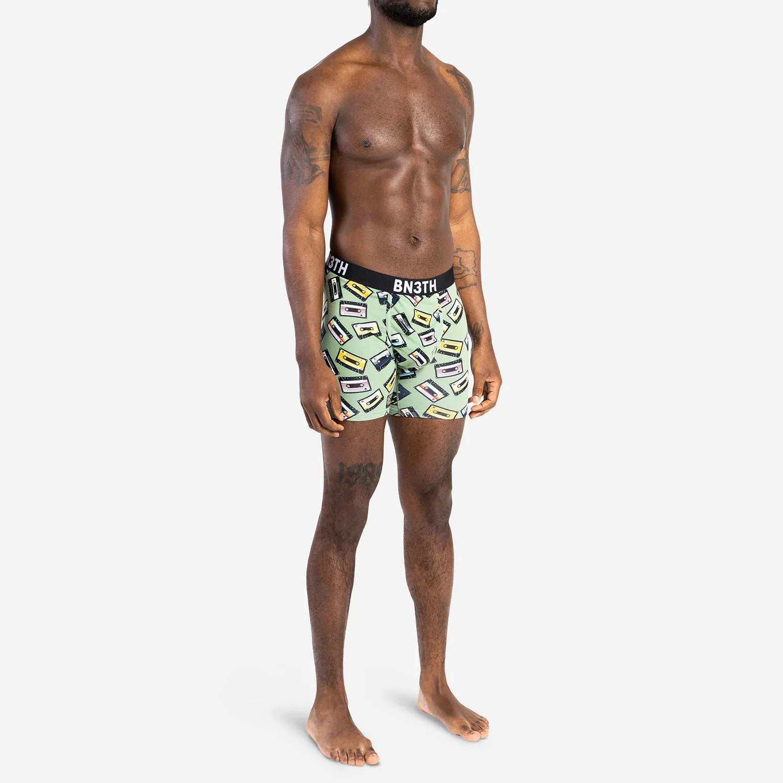 OUTSET BOXER BRIEF: CASSETTE MADNESS CEDAR sold by BN3TH product image thumbnail 5
