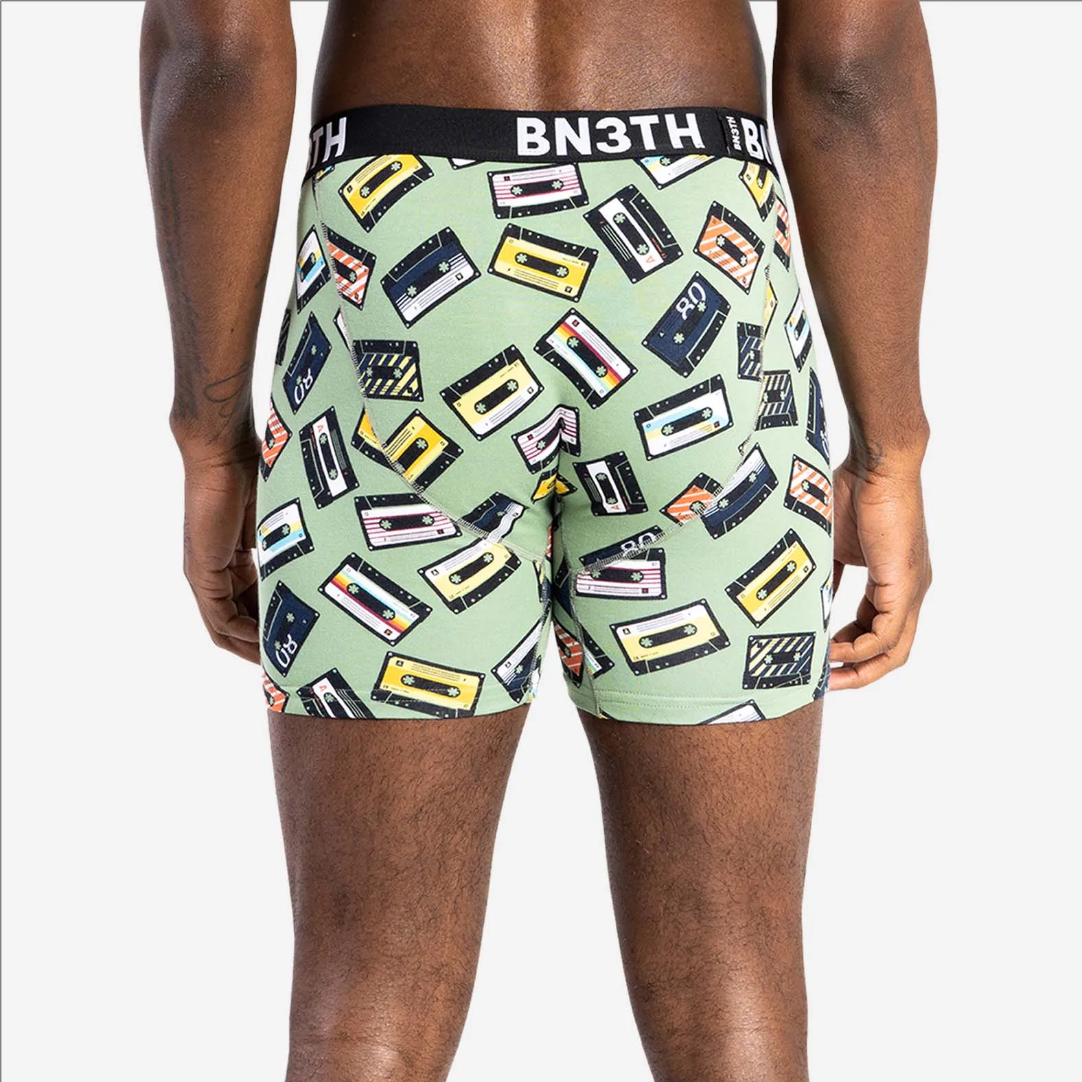 OUTSET BOXER BRIEF: CASSETTE MADNESS CEDAR sold by BN3TH product image thumbnail 4