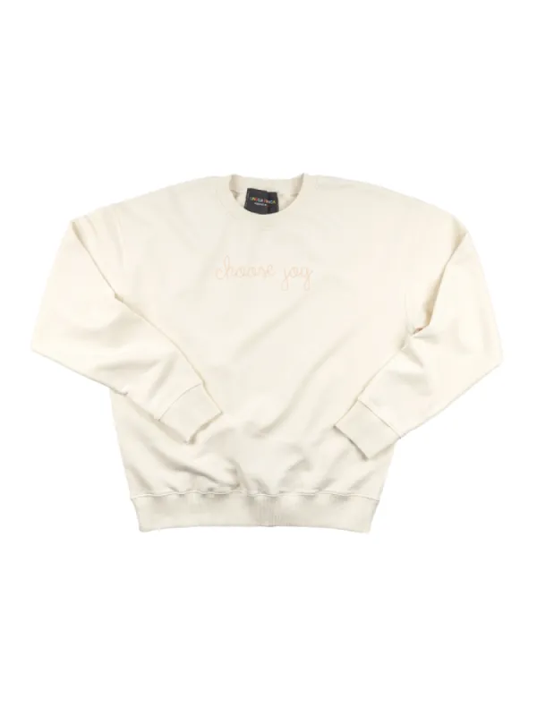 "choose joy" Women's Sweatshirt sold by Lingua Franca NYC