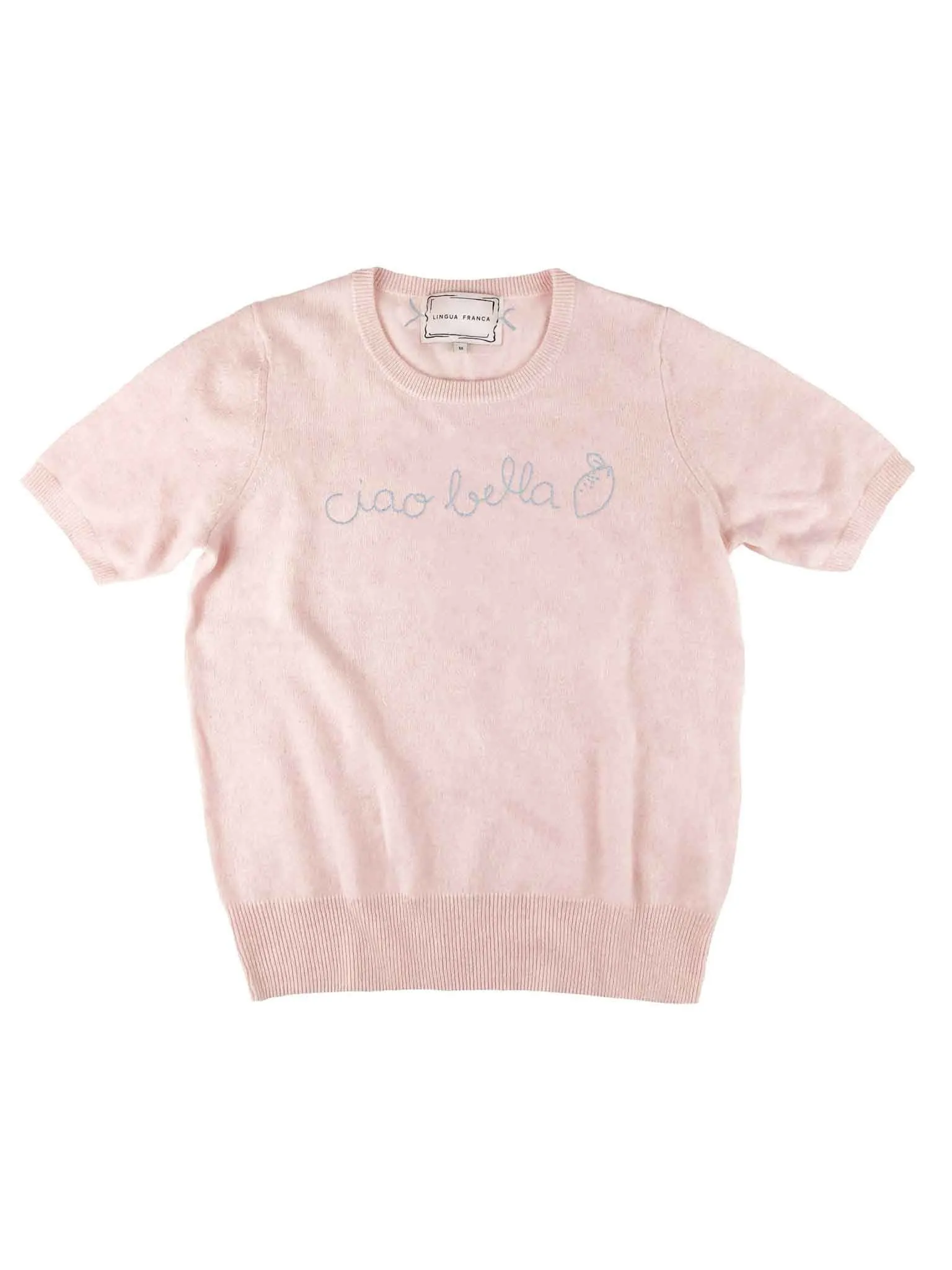 "ciao bella" Short Sleeve sold by Lingua Franca NYC product image thumbnail 3