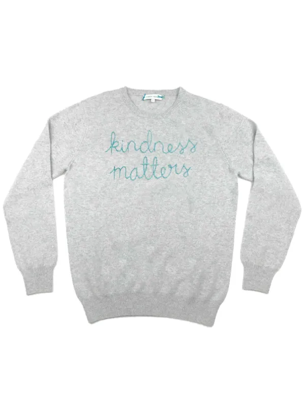 "kindness matters" Crewneck sold by Lingua Franca NYC