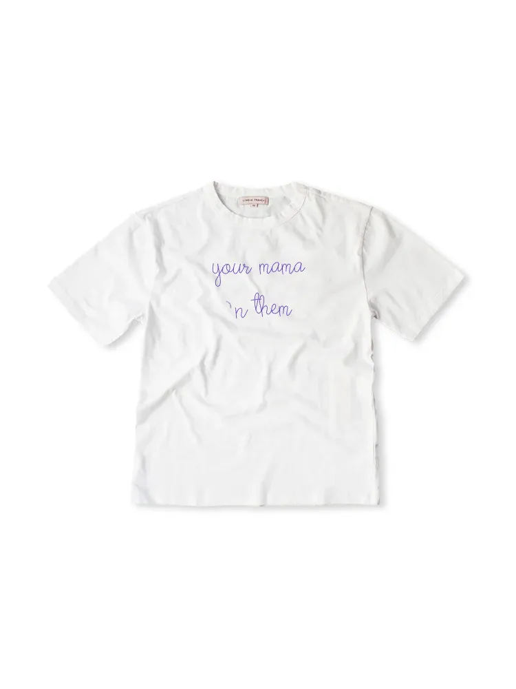 "your mama 'n them" T-Shirt sold by Lingua Franca NYC product image thumbnail 3