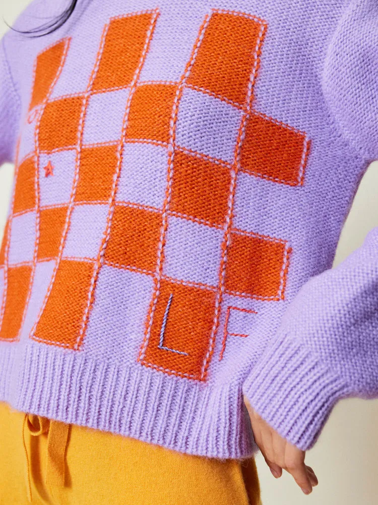 Janell Crewneck sold by Lingua Franca NYC product image thumbnail 3