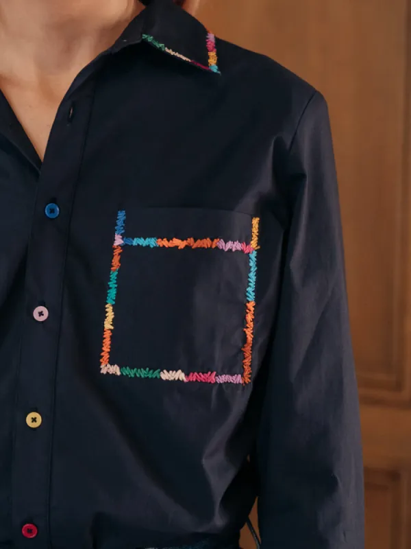 Outlaw Button Down made by Lingua Franca NYC