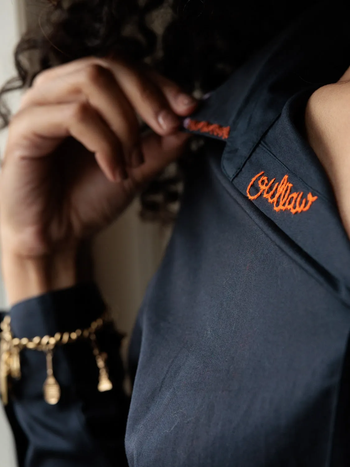 Outlaw Button Down sold by Lingua Franca NYC product image thumbnail 2