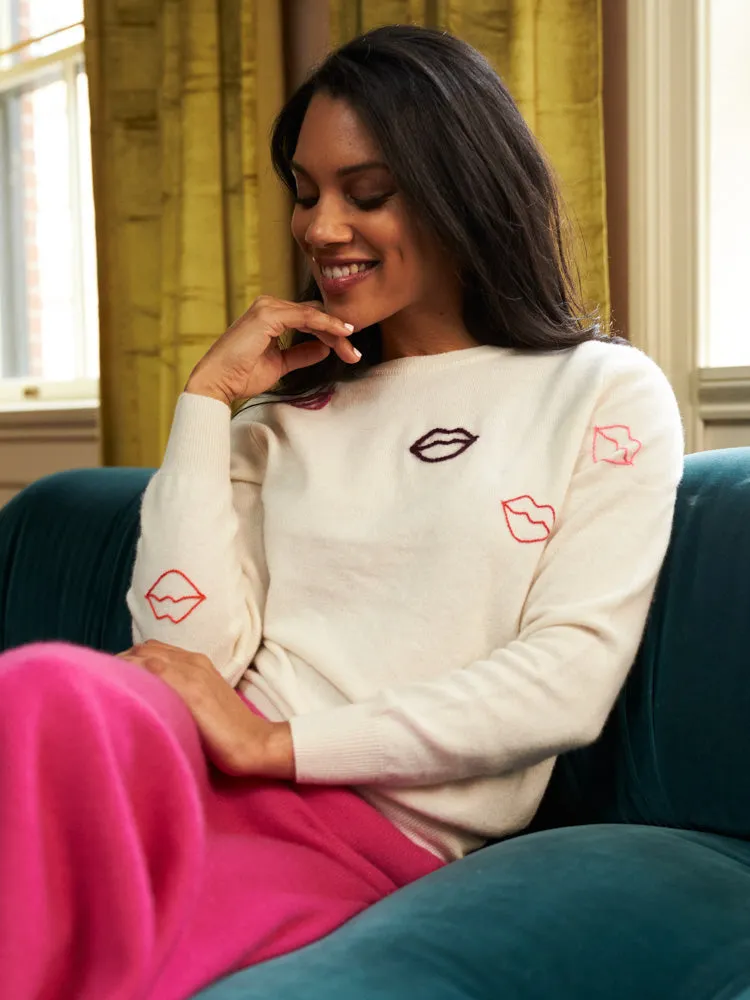 Lips Crewneck sold by Lingua Franca NYC product image thumbnail 3