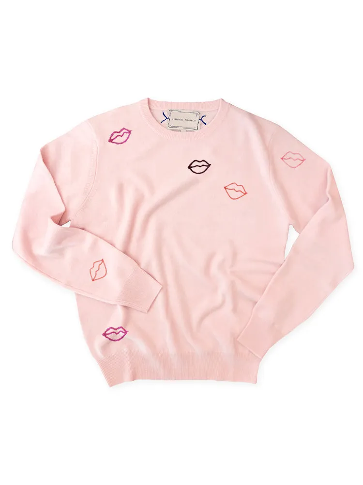 Lips Crewneck sold by Lingua Franca NYC product image thumbnail 4