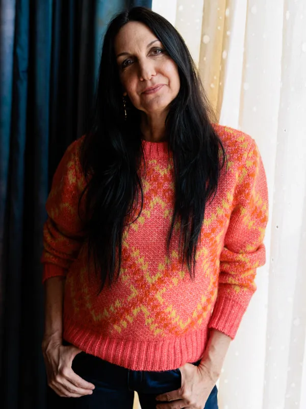 Chunky Argyle Jacquard sold by Lingua Franca NYC product image thumbnail 5