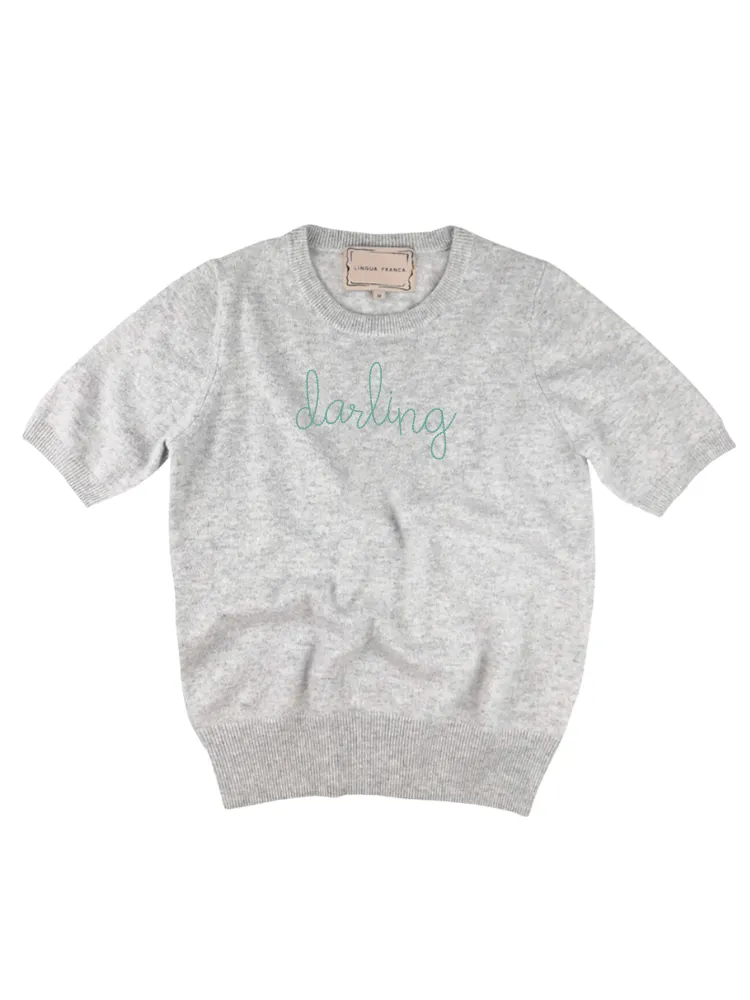 "darling" Short Sleeve sold by Lingua Franca NYC product image thumbnail 5