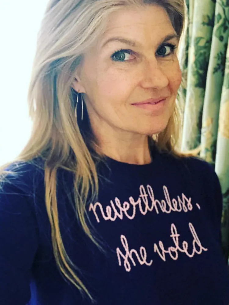 "nevertheless, she voted" Crewneck sold by Lingua Franca NYC