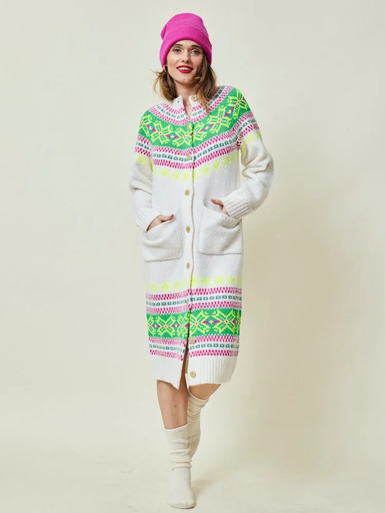 Nora Cardigan Dress sold by Lingua Franca NYC