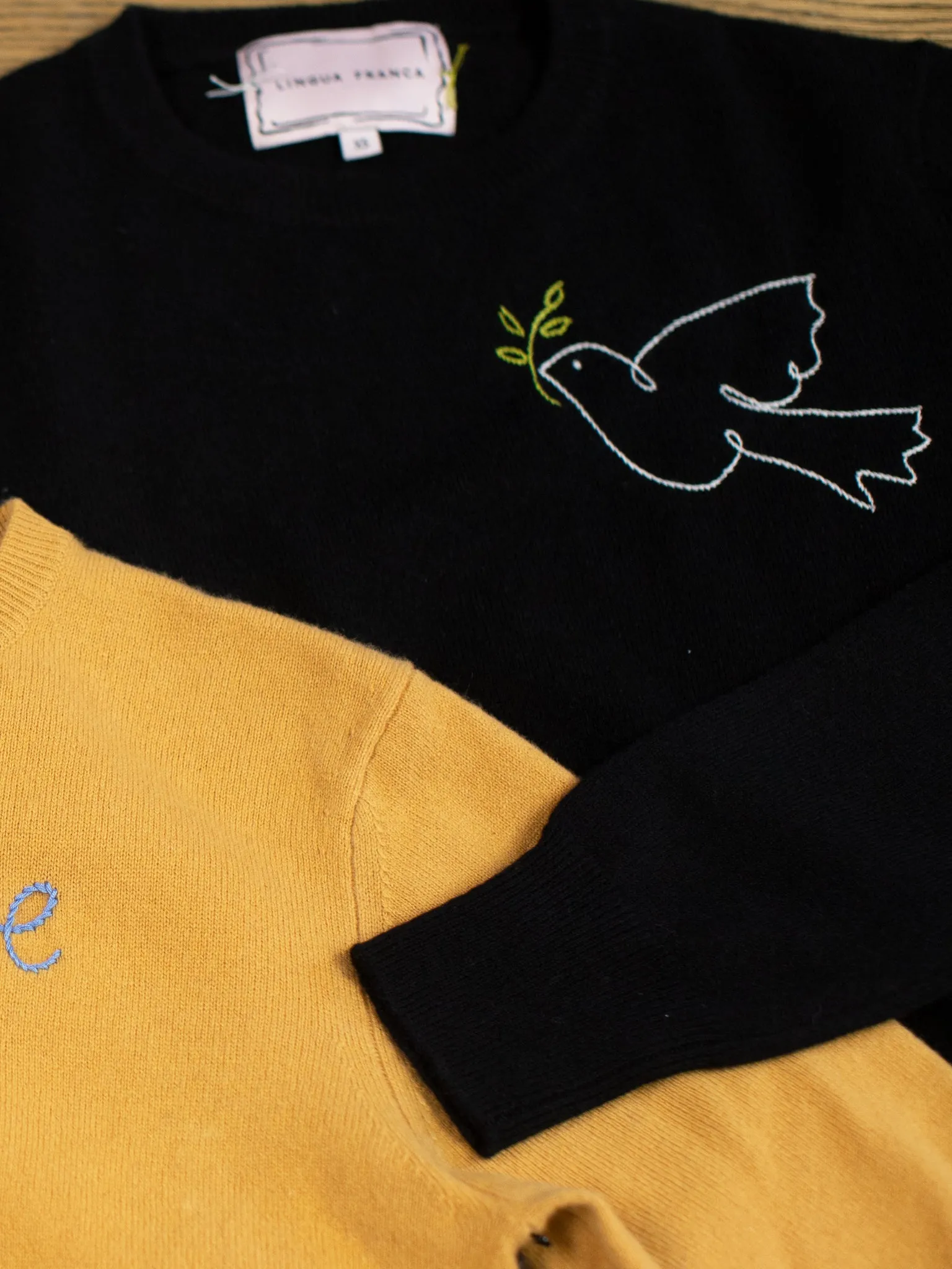 Dove Crewneck sold by Lingua Franca NYC product image thumbnail 2