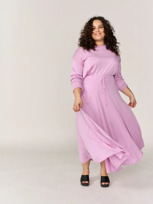 Silk Cashmere Midi Skirt sold by Lingua Franca NYC product image thumbnail 3