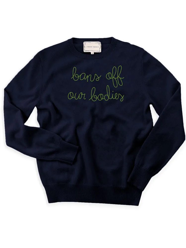 Bans off Crewneck sold by Lingua Franca NYC product image thumbnail 5