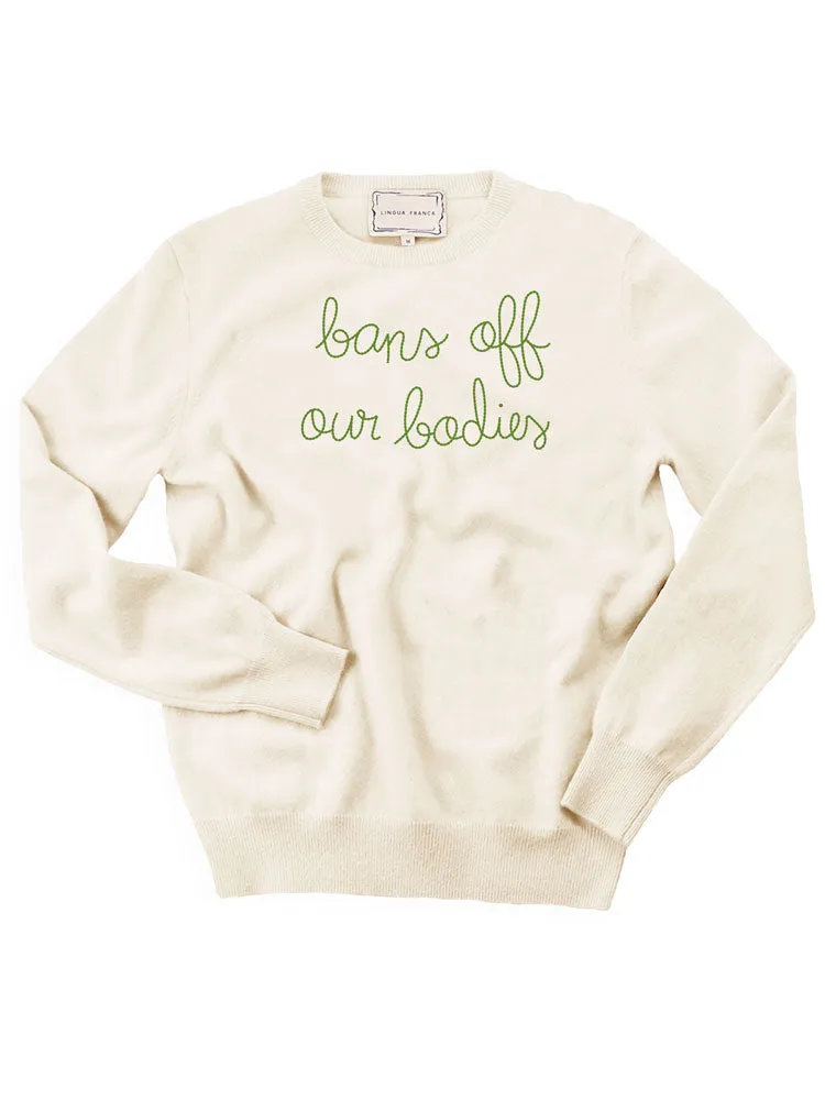 Bans off Crewneck sold by Lingua Franca NYC product image thumbnail 4