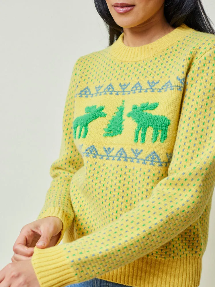 Chris Nordic Crewneck sold by Lingua Franca NYC product image thumbnail 5