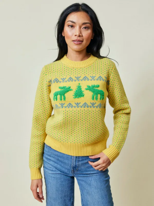 Chris Nordic Crewneck made by Lingua Franca NYC