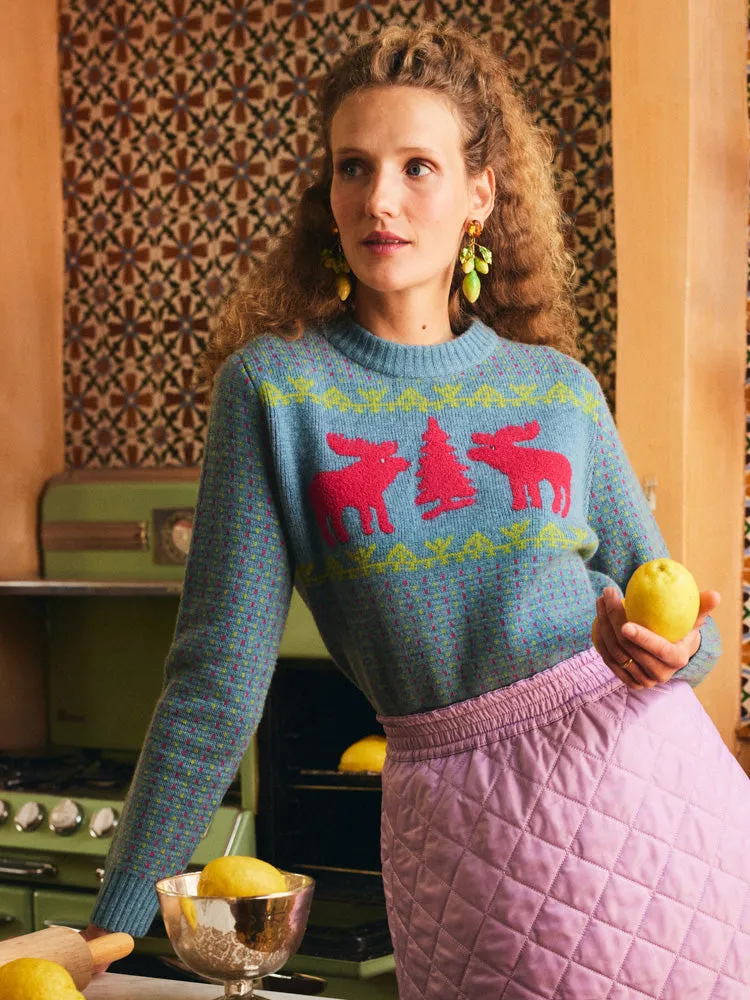 Chris Nordic Crewneck sold by Lingua Franca NYC product image thumbnail 2