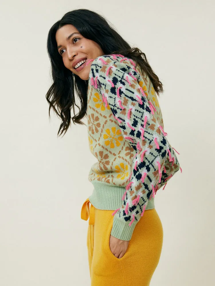 Quilt Knot Raglan sold by Lingua Franca NYC product image thumbnail 5