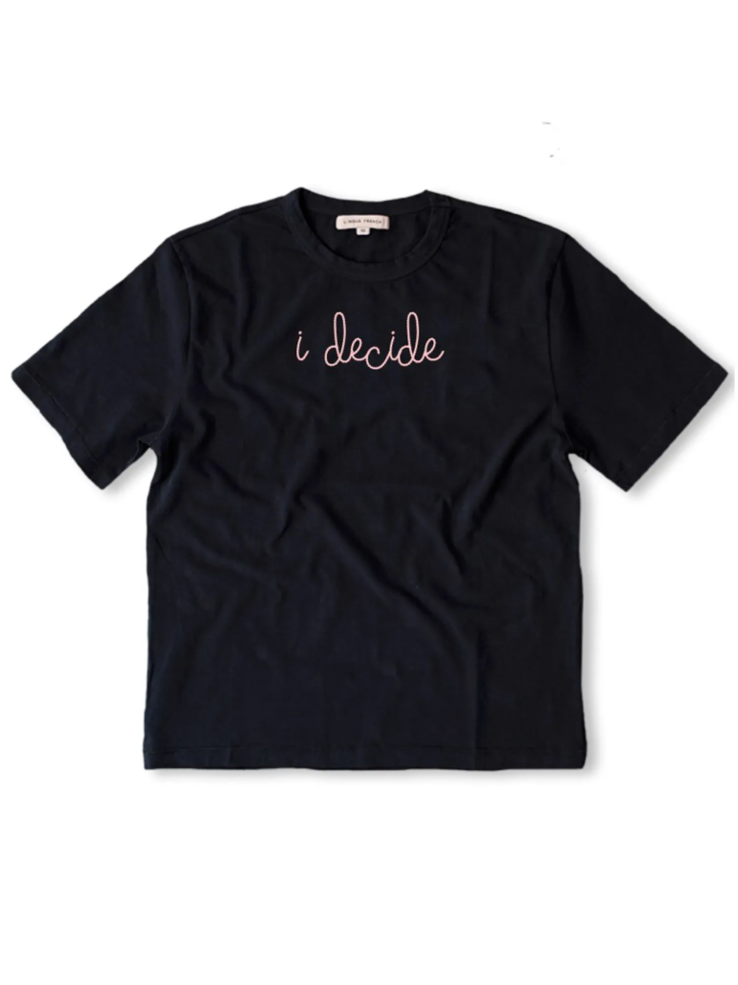 "i decide" T-Shirt sold by Lingua Franca NYC product image thumbnail 3