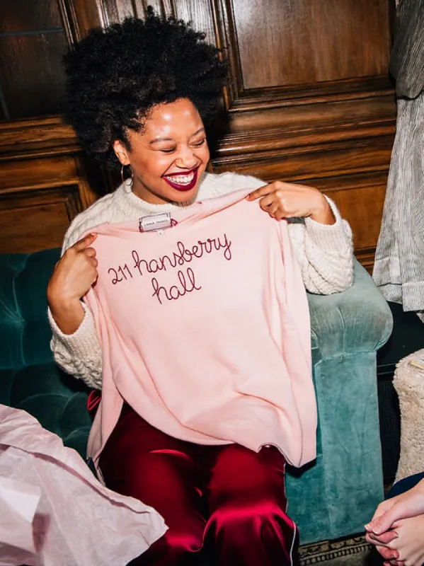 School Spirit Womens Crewneck sold by Lingua Franca NYC