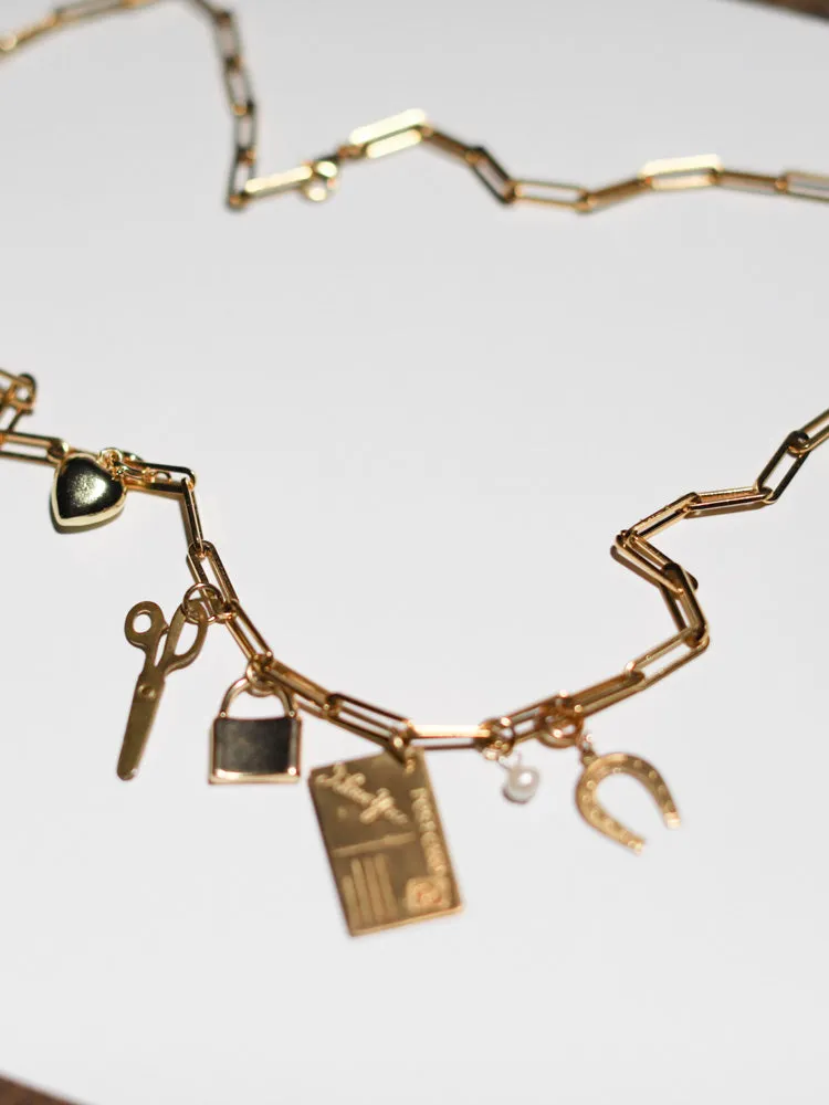 Lingua Franca Charm Necklace sold by Lingua Franca NYC product image thumbnail 3