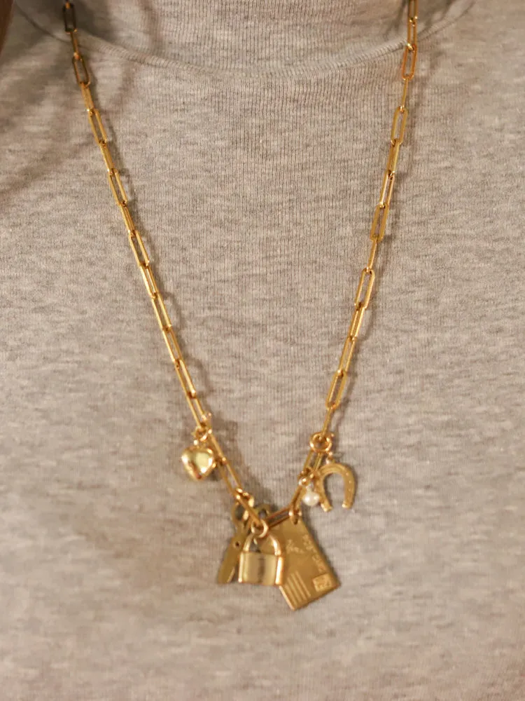 Lingua Franca Charm Necklace sold by Lingua Franca NYC product image thumbnail 5