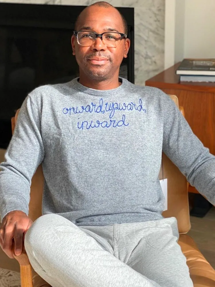 Custom Mens Crewneck sold by Lingua Franca NYC product image thumbnail 4