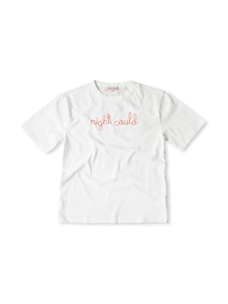 "might could" T-Shirt sold by Lingua Franca NYC product image thumbnail 2