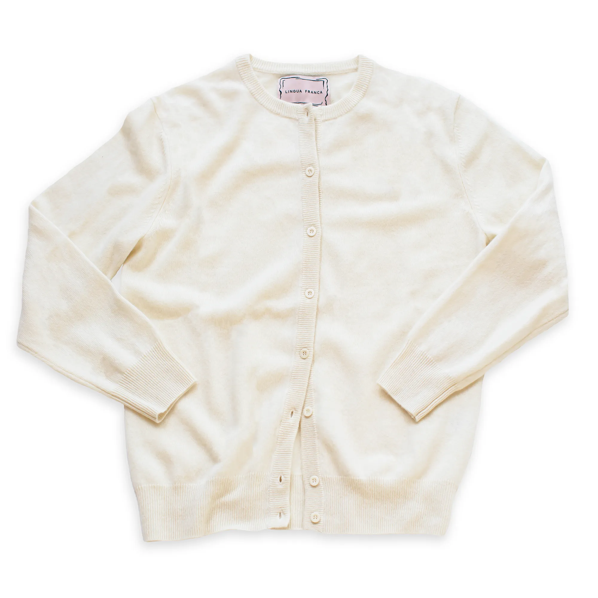 "the end." Cardigan sold by Lingua Franca NYC product image thumbnail 4