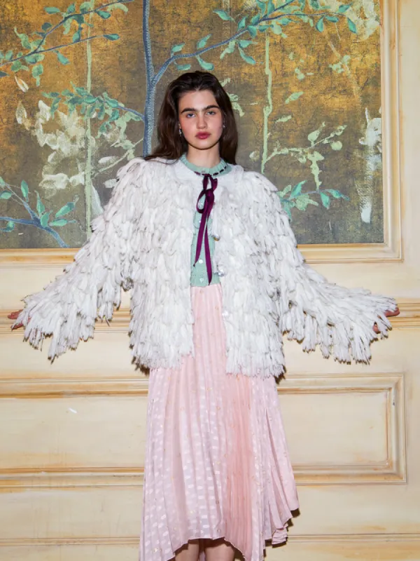 Cher Fringe Jacket sold by Lingua Franca NYC