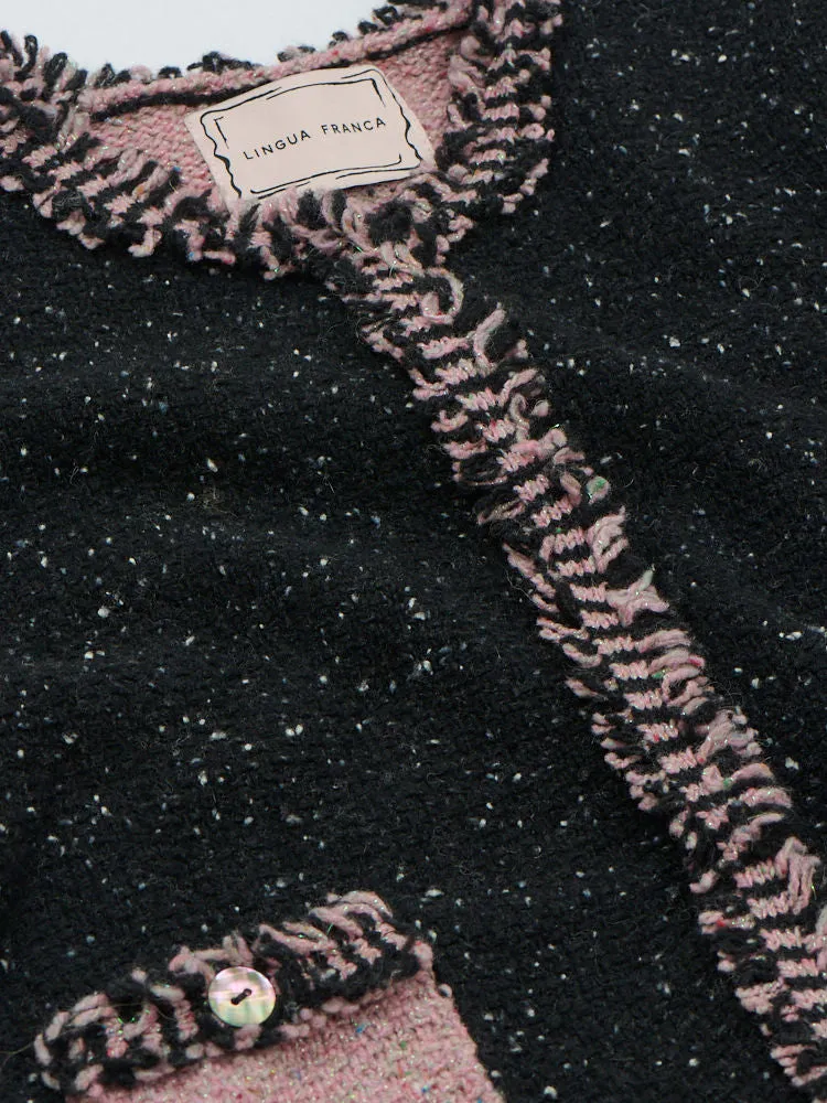 Onassis Knit Tweed Jacket sold by Lingua Franca NYC product image thumbnail 5
