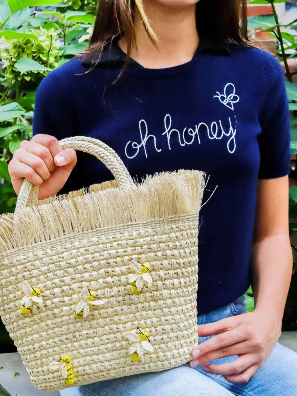 "oh honey" Short Sleeve sold by Lingua Franca NYC