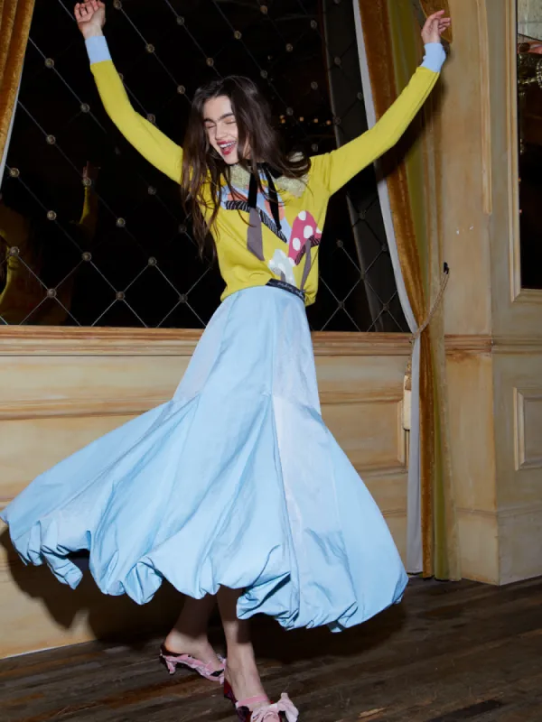 Mushroom Crewneck sold by Lingua Franca NYC