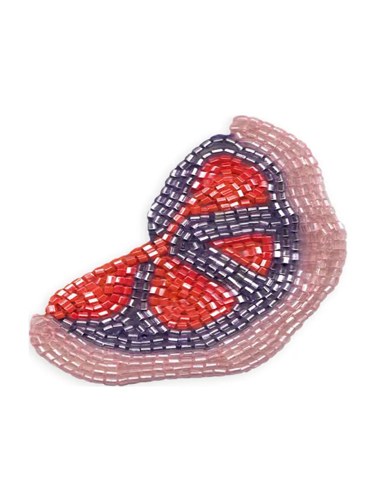 Beaded Orange Patch sold by Lingua Franca NYC