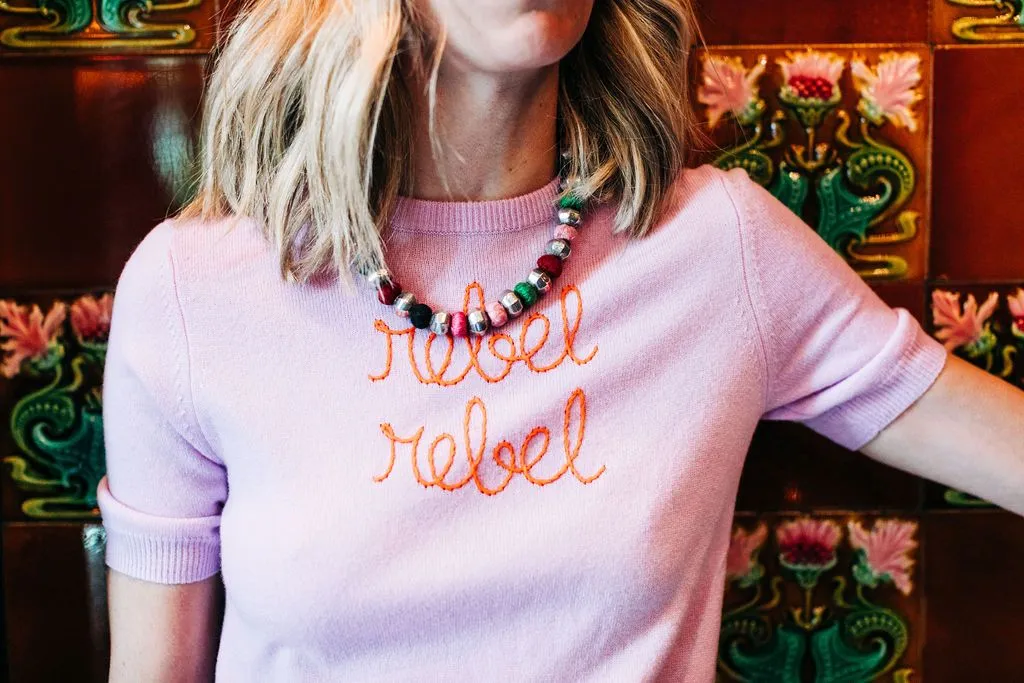 Rainbow Bead Necklace sold by Lingua Franca NYC product image thumbnail 2