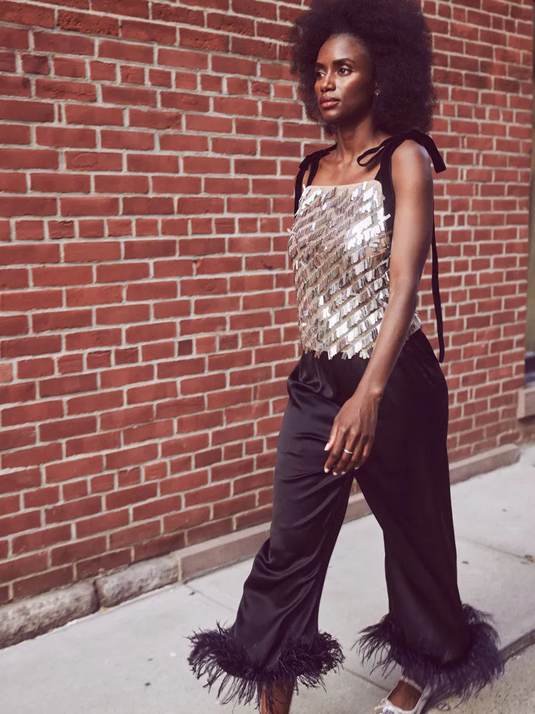 Hudson Lounge Pant sold by Lingua Franca NYC product image thumbnail 4