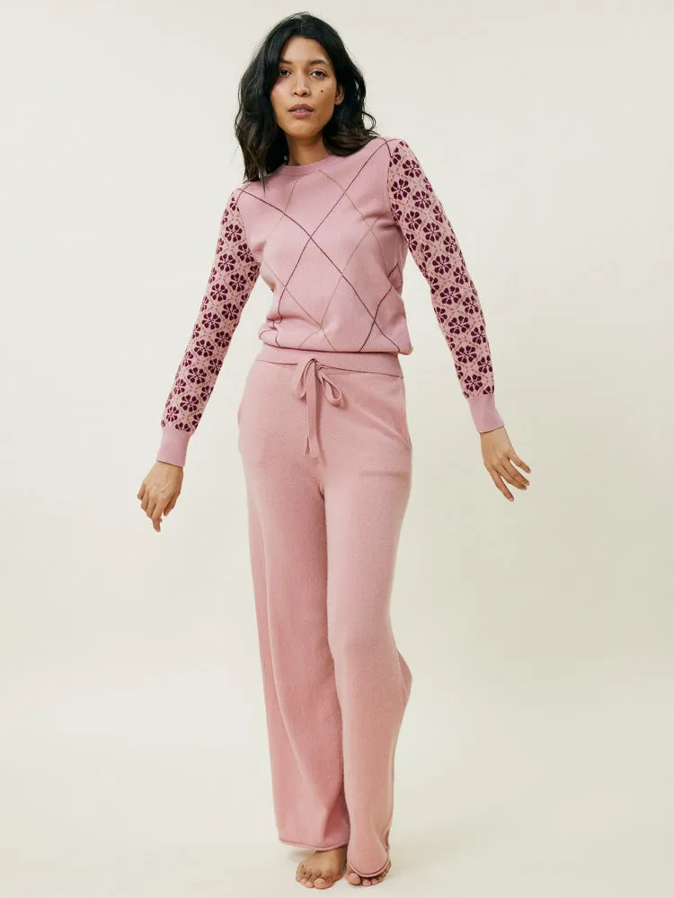 Cashmere Wide Leg Pant sold by Lingua Franca NYC product image thumbnail 2