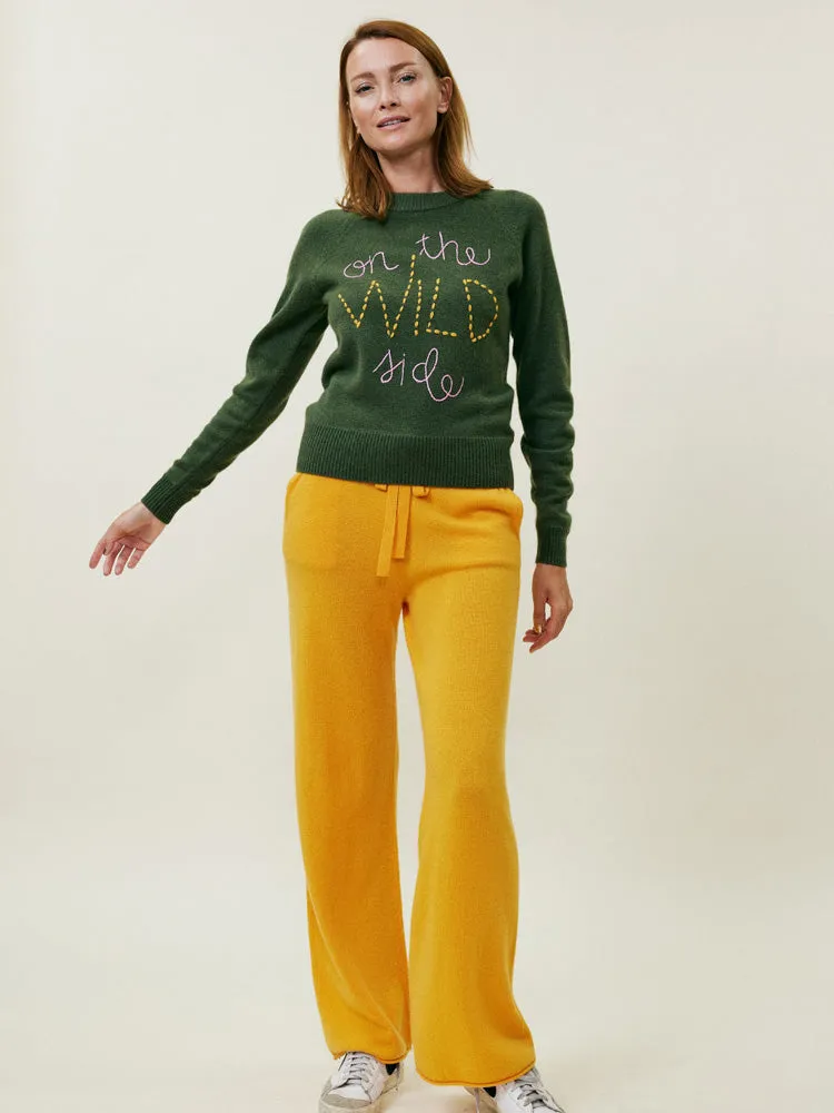 Cashmere Wide Leg Pant sold by Lingua Franca NYC product image thumbnail 3