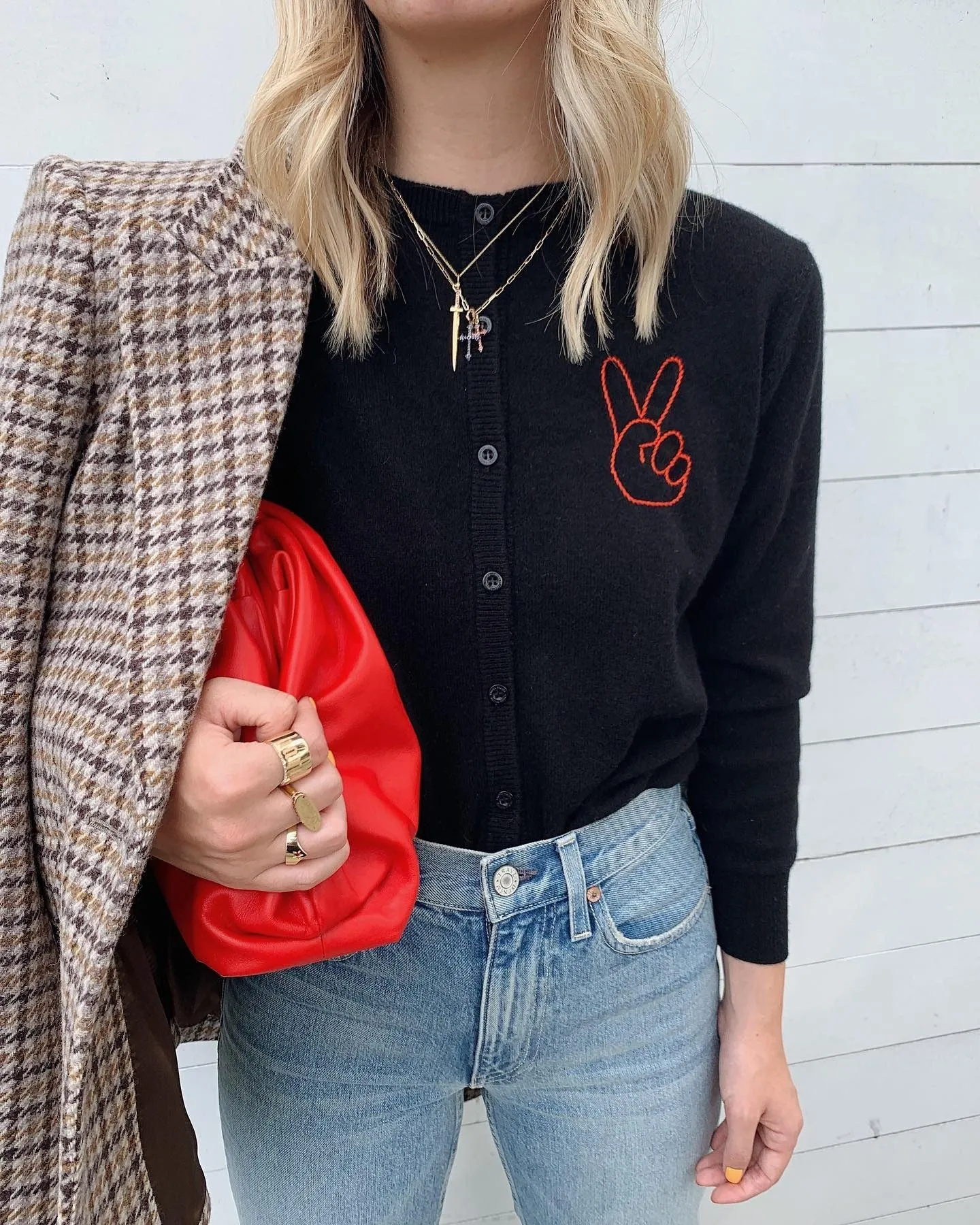 Custom Cardigan sold by Lingua Franca NYC product image thumbnail 5