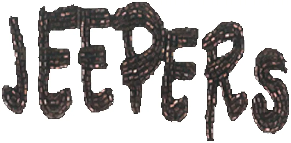 "Jeepers" Patch sold by Lingua Franca NYC product image thumbnail 4