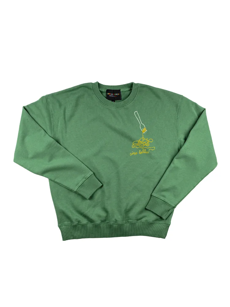 Pasta Lover Men's Sweatshirt sold by Lingua Franca NYC product image thumbnail 2