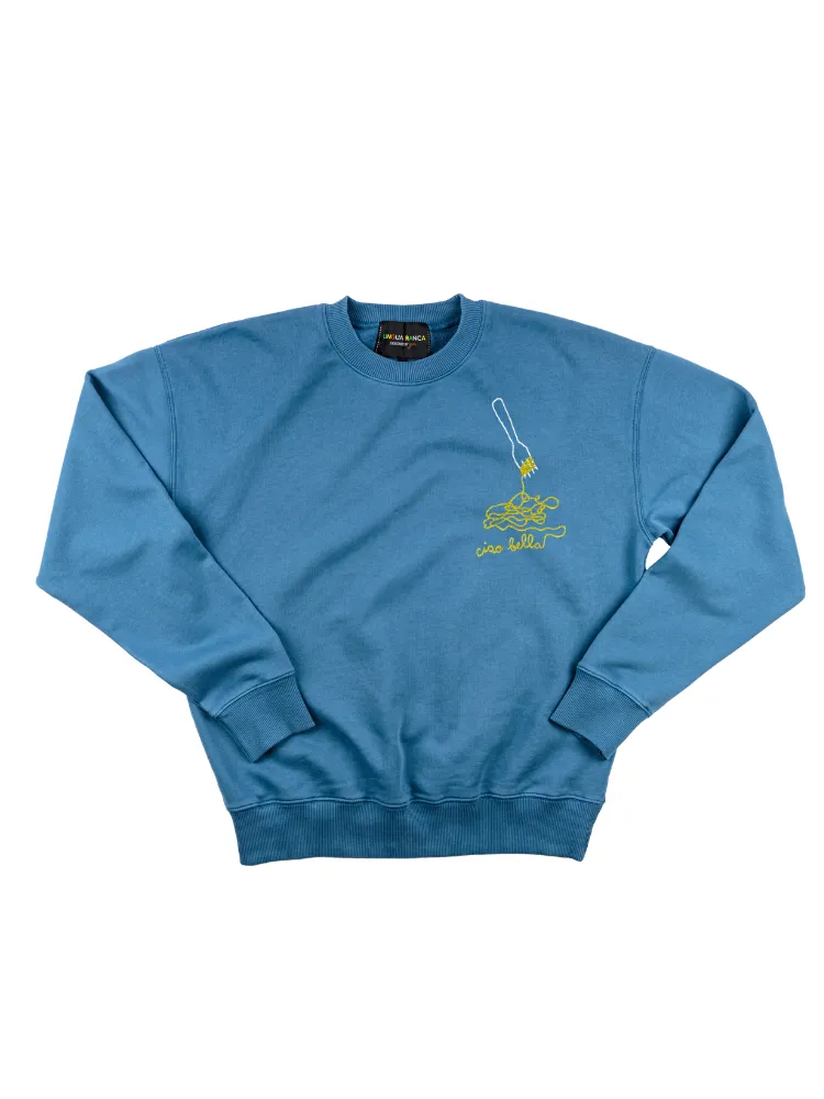 Pasta Lover Men's Sweatshirt sold by Lingua Franca NYC product image thumbnail 3