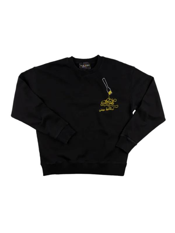 Pasta Lover Men's Sweatshirt sold by Lingua Franca NYC