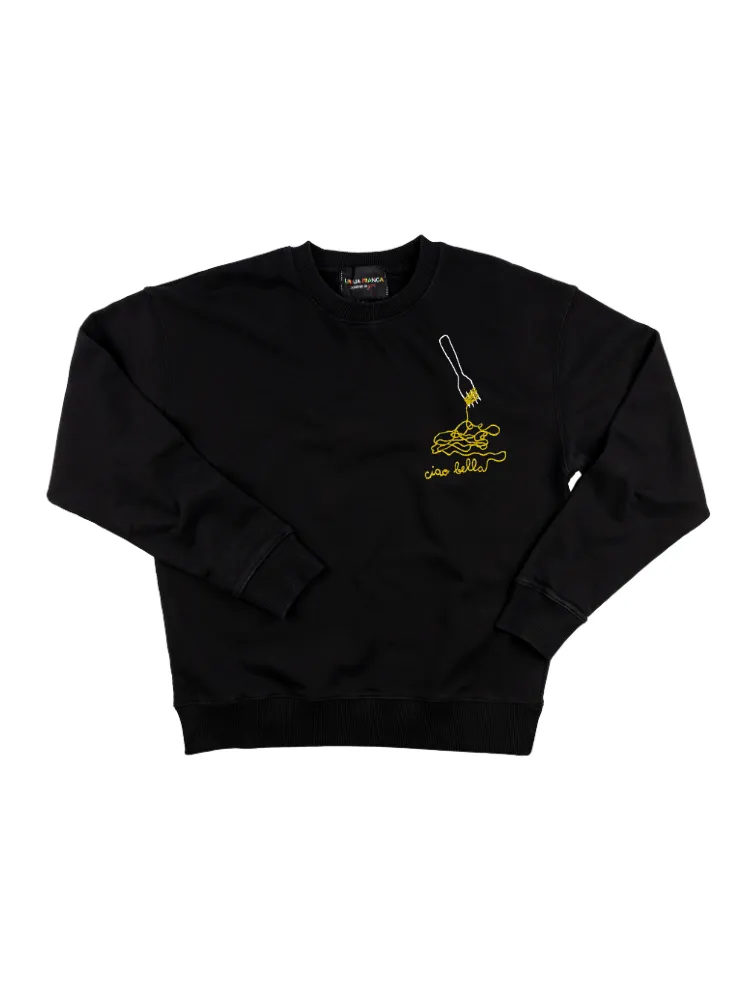 Pasta Lover Men's Sweatshirt sold by Lingua Franca NYC