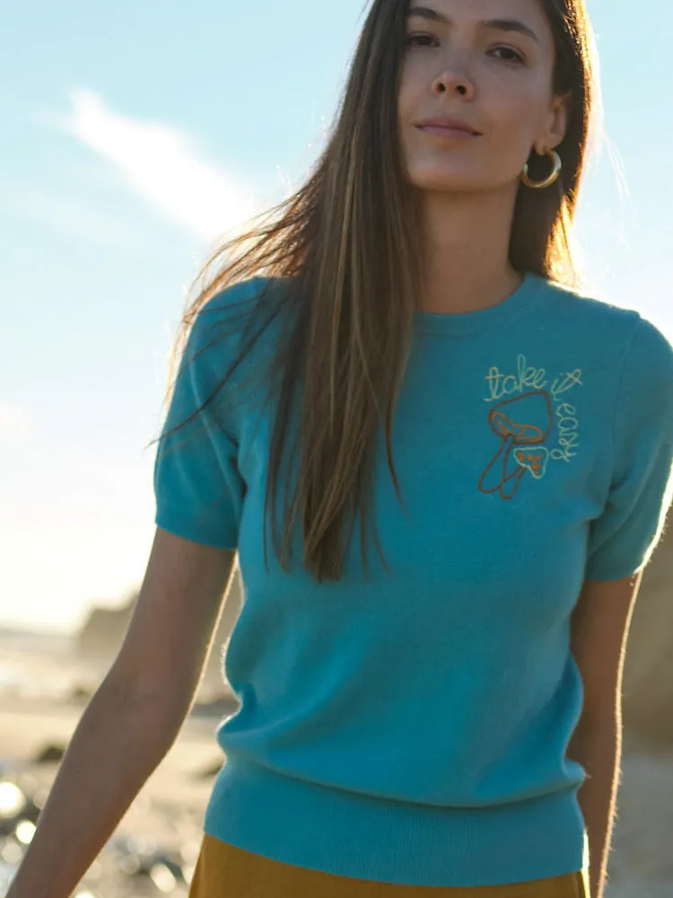 Take it Easy Short Sleeve sold by Lingua Franca NYC product image thumbnail 3