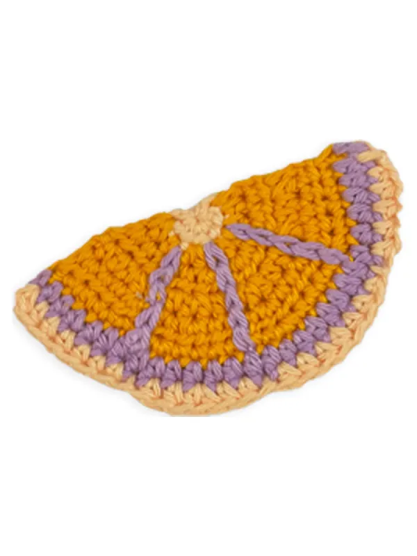 Crochet Orange Patch sold by Lingua Franca NYC